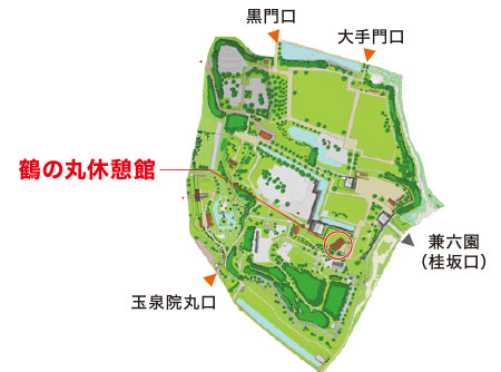 鶴の丸休憩間の金沢城VR映像について