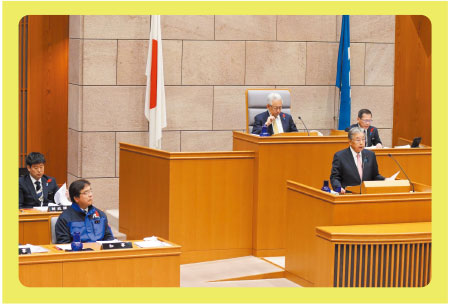県議会12月定例会一般質問に登壇