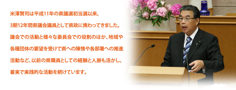 米沢賢司 プロフィール